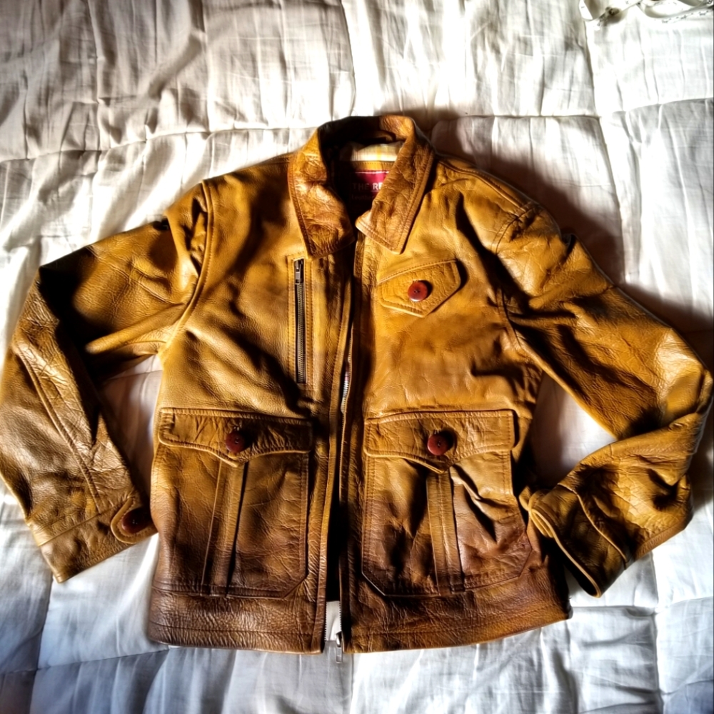Brand New Mens Leather Jacket